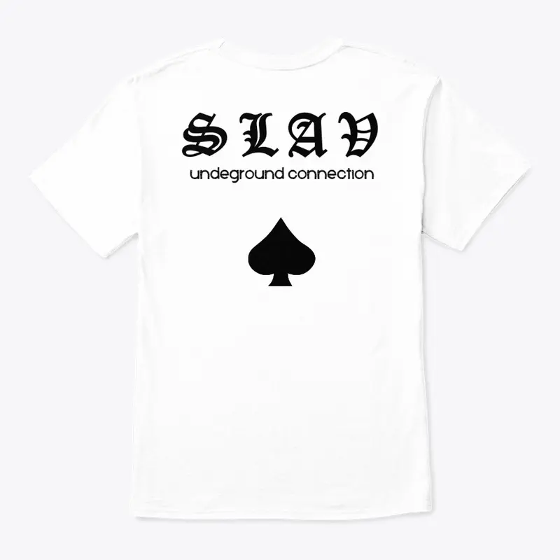 Spades White Tee